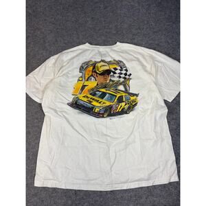 Vintage 2009 Daytona 500 Champion Matt Kenseth Nascar T Shirt Men XL White Chase